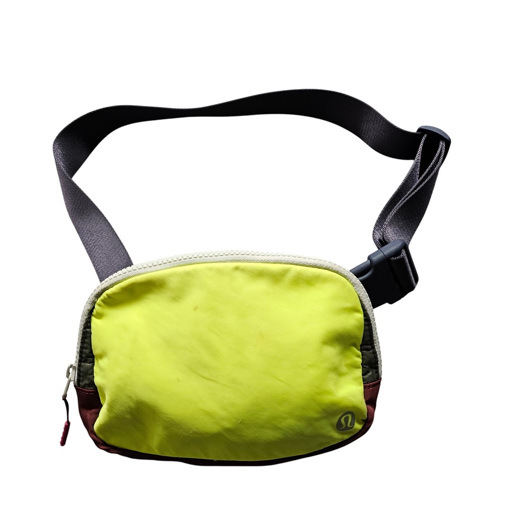 Lululemon Everywhere Belt Bag 1L Neon Yellow Olive Burgundy Unisex Waist Pack OS